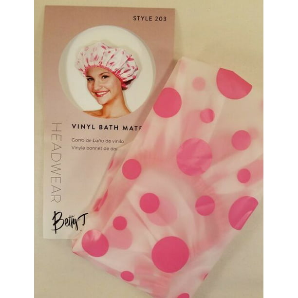 PINK Betty Dain #203 Vinyl Bath Mate Shower cap REGULAR SIZE